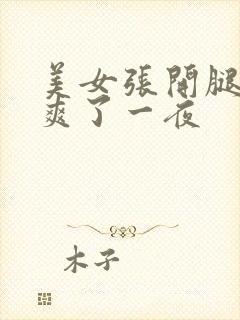 美女张开腿让人爽了一夜