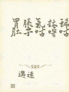 胃胀气拉稀拉水肚子咕噜咕噜叫封面