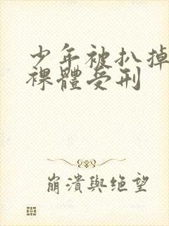 少年被扒掉裤子裸体受刑