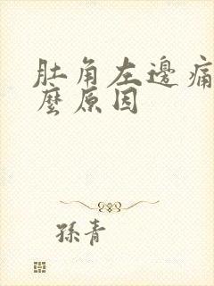 肚角左边痛是什么原因封面