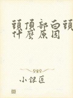 头顶部白头发多什么原因