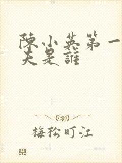 陈小英第一任丈夫是谁