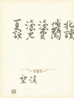 夏浅浅傅北宸小说免费阅读最新章节封面