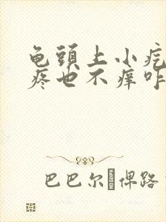 龟头上小疙瘩不疼也不痒咋会事