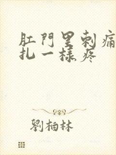 肛门里刺痛像针扎一样疼