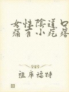 女性阴道口痒疼痛有小疙瘩封面