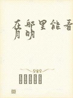 在哪里能看山河月明