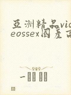 亚洲精品videossex国产高清