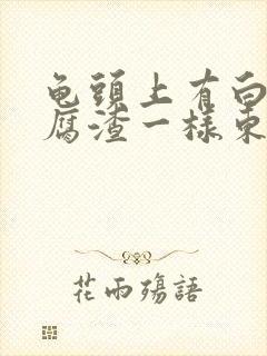 龟头上有白色豆腐渣一样东西