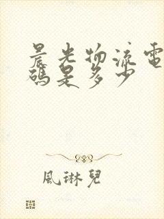 晨光物流电话号码是多少