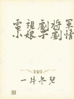 电视剧将军家的小娘子剧情介绍