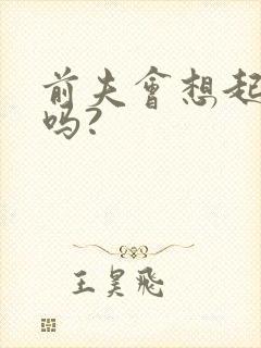 前夫会想起前妻吗?封面