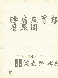 腰痛反胃想吐什么原因