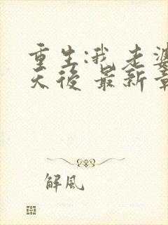 重生:我老婆是天后 最新章节 无弹窗封面