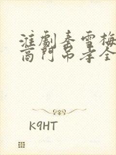 淮剧秦雪梅吊孝商门吊孝全场