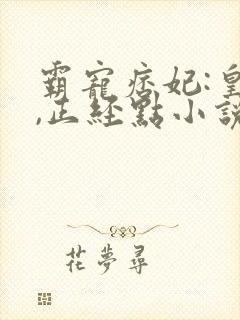 霸宠痞妃:皇叔,正经点小说封面