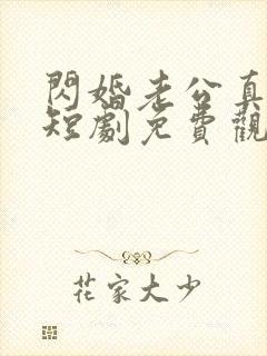 闪婚老公真给力短剧免费观看