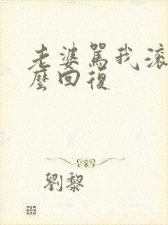 老婆骂我滚,怎么回复封面