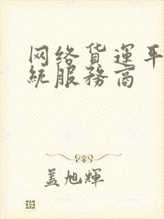 网络货运平台系统服务商