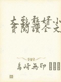 大乾憨婿小说免费阅读全文无删减