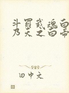 斗罗武魂白虎吾乃天之白帝笔趣阁