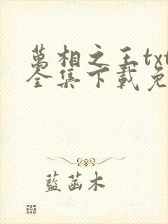 万相之王txt全集下载免费