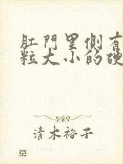 肛门里侧有个米粒大小的硬疙瘩