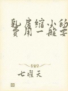 乳房缩小的手术费用一般要多少钱