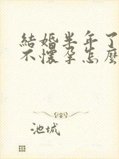 结婚半年了一直不怀孕怎么回事封面