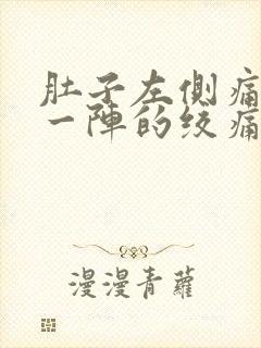 肚子左侧痛一阵一阵的绞痛封面