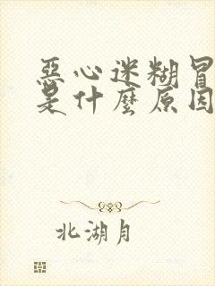 恶心迷糊冒虚汗是什么原因