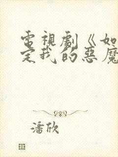 电视剧《如何搞定我的恶魔》封面