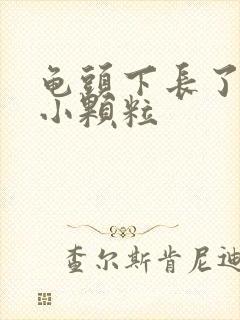 龟头下长了一圈小颗粒封面