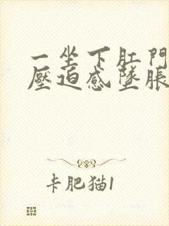 一坐下肛门就有压迫感坠胀