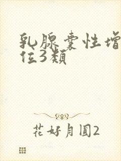 乳腺囊性增生占位3类