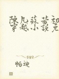 陈凡苏若初主角穿越小说免费阅读封面