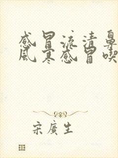 感冒流清鼻涕是风寒感冒吃什么药