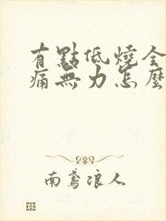 有点低烧全身酸痛无力怎么办