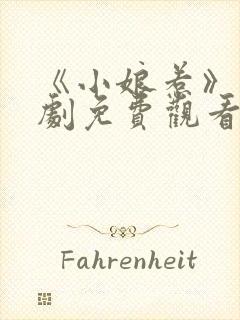 《小娘惹》电视剧免费观看全集