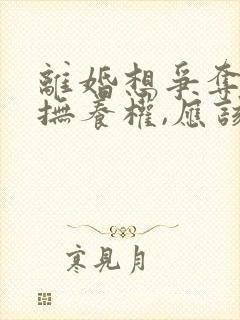 离婚想争夺孩子抚养权,应该提供哪些证据