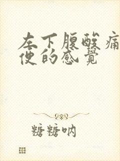 左下腹酸痛想大便的感觉封面