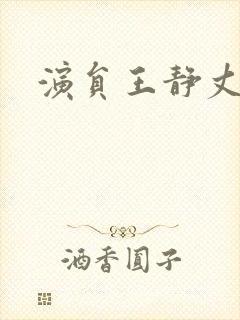 演员王静丈夫封面