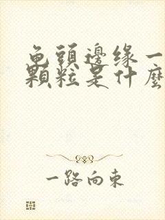 龟头边缘一圈小颗粒是什么