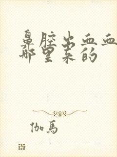 鼻腔出血血块从哪里来的封面