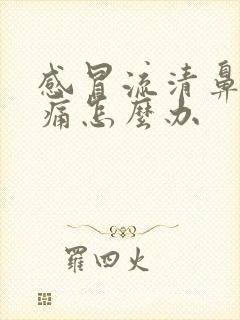 感冒流清鼻涕头痛怎么办