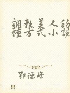 调教美人的一百种方式小说封面