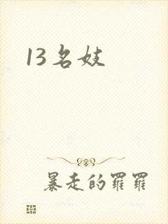 13名妓封面