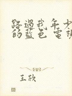 路过我年少时光的蓝色 电视剧