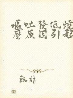 呕吐发低烧是什么原因引起的