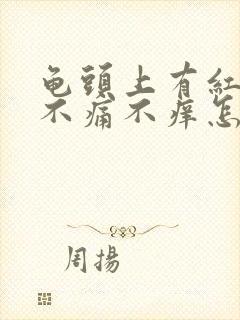 龟头上有红斑点不痛不痒怎么回事